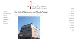 Desktop Screenshot of physio-peuser.de